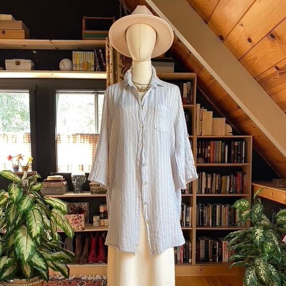Linen Tunic Made in Italy - Picture 1 of 10